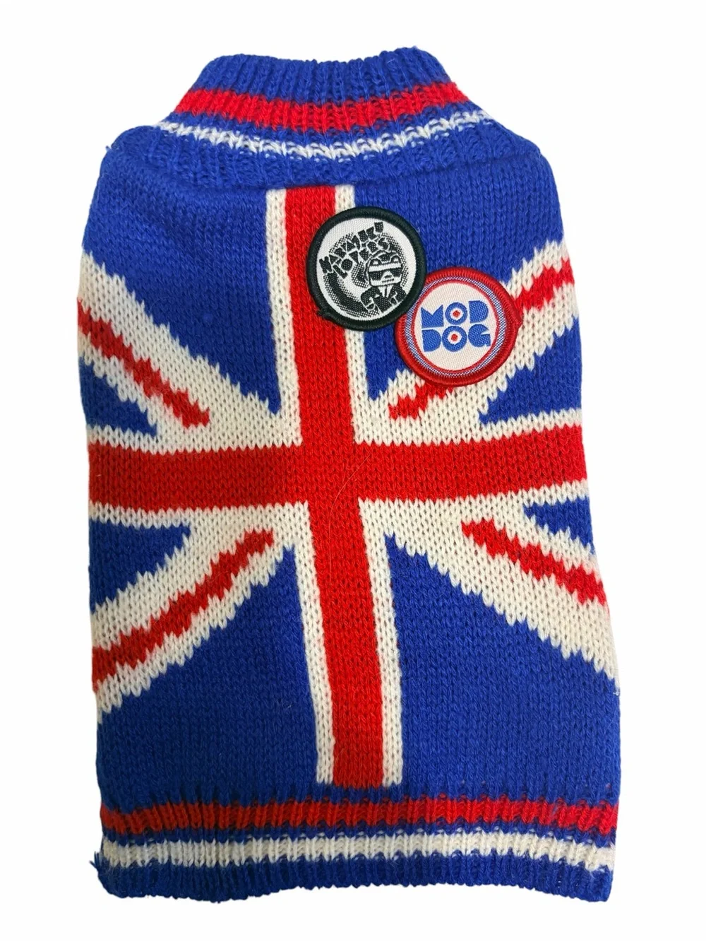 Union Jack Dog XS Sweater Mod Dog UK Britain British Flag 🇬🇧